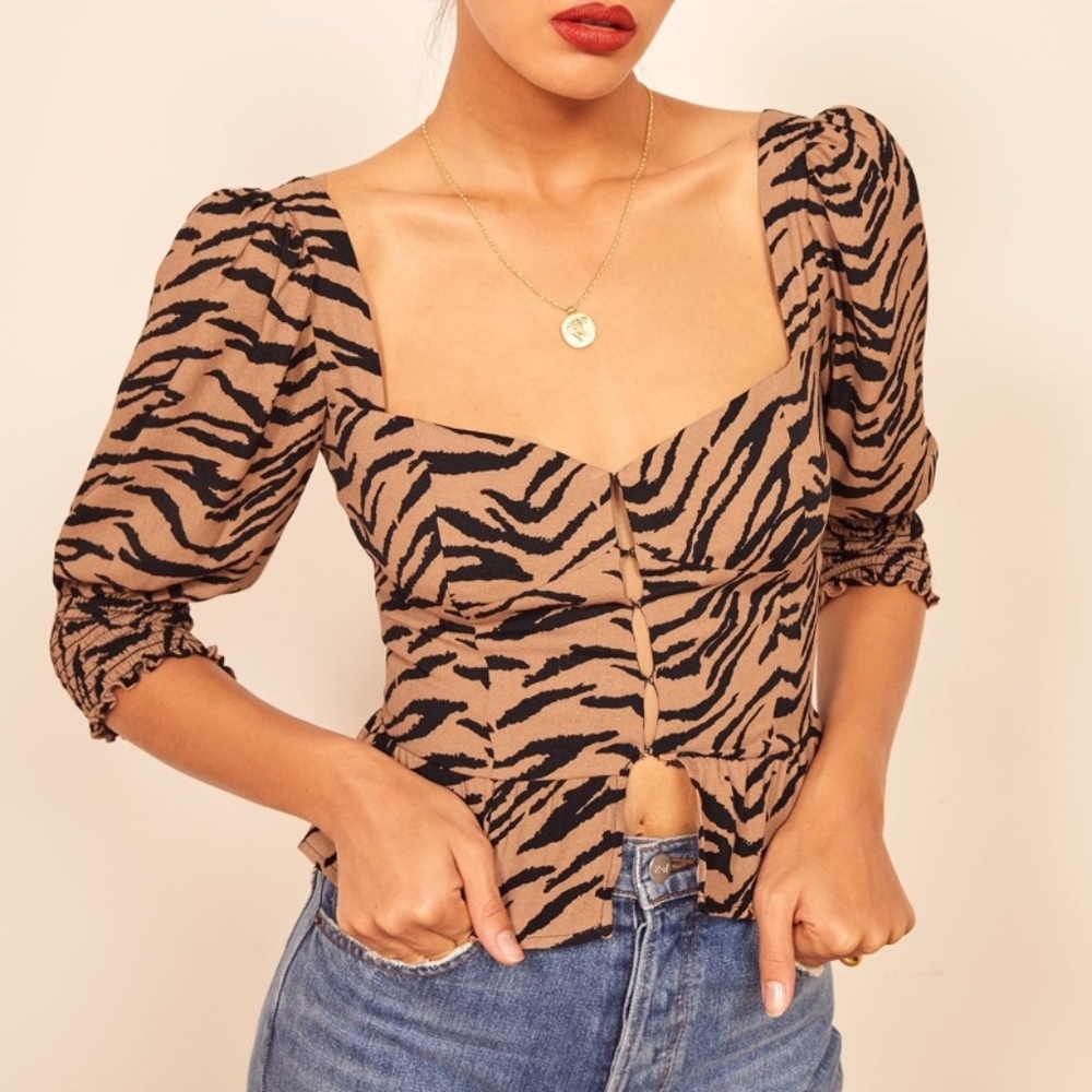 NWT Reformation Dallas Top- Rajah